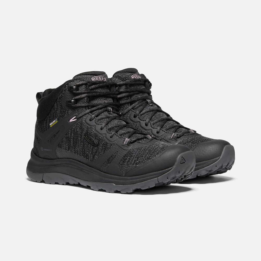 Keen Laarzen Dames Zwart - Terradora Ii Waterproof - 78502-OQIG